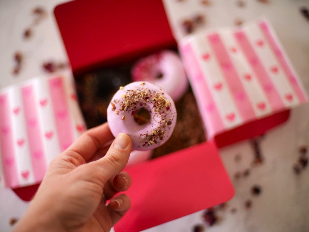 CANINE Valentine's Box 🐾 Grain-Free Le Donut